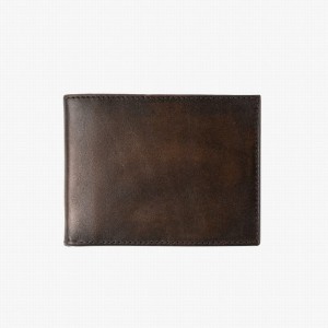 Thursday Boots Bifold Men Wallets Black Coffee | SHG8954BI