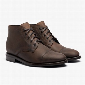 Thursday Boots Cadet Men Chukka Boots Brown | ORC614IX