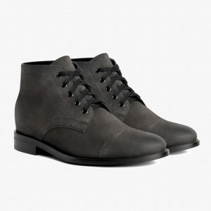 Thursday Boots Cadet Men Lace Up Boots Grey | ENY7912DL