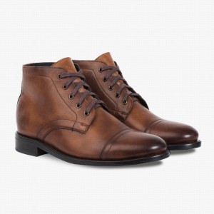 Thursday Boots Cadet Men Lace Up Boots Walnut | FDV7643IF