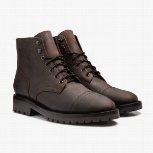 Thursday Boots Captain StormKing® Men Lace Up Boots Brown | ZID8162AQ