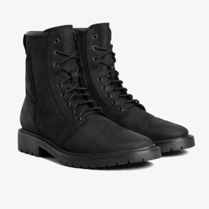 Thursday Boots Casa Moto Men Lace Up Boots Black | EAX4544MH