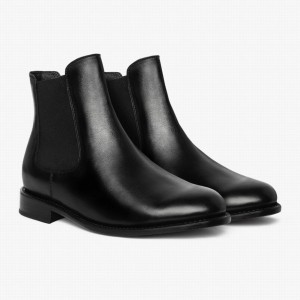 Thursday Boots Cavalier Men Chelsea Boots Black | SZI7835OZ