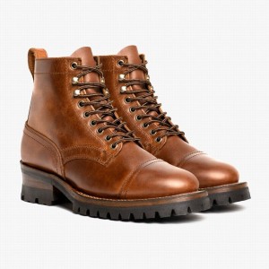 Thursday Boots Challenger Men Lace Up Boots Brown | UHJ4499DU