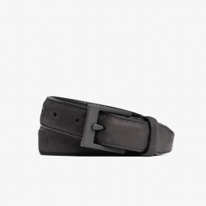 Thursday Boots Classic Leather Men Belts Black | VIM8844GS