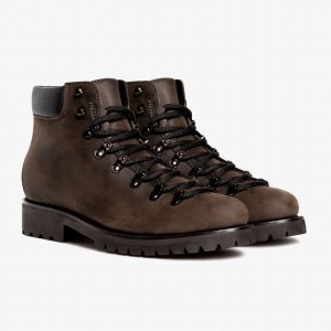 Thursday Boots Commander Men Lace Up Boots Brown | YCQ9153EB