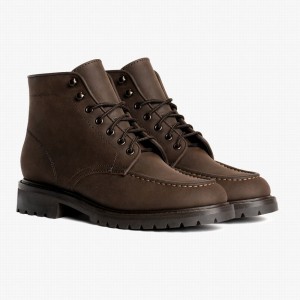 Thursday Boots Diplomat Men Lace Up Boots Brown | ZHB3251GQ