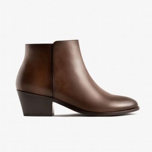 Thursday Boots Downtown Women Booties Coffee | APP5344KZ