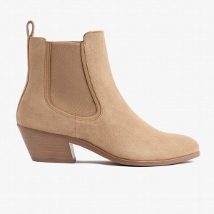 Thursday Boots Duchess Bootie Women Chelsea Boots Dune | FFZ3490HP