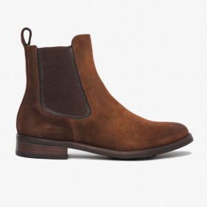 Thursday Boots Duchess Women Chelsea Boots Brown | TJP3322MG