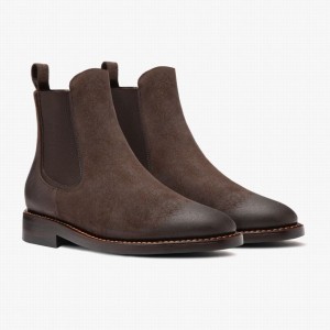 Thursday Boots Duke Men Chelsea Boots Chocolate | SGE5919YV