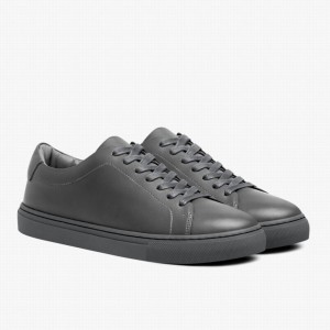 Thursday Boots Encore Men Low-Top Sneakers Grey | OJX3089IK