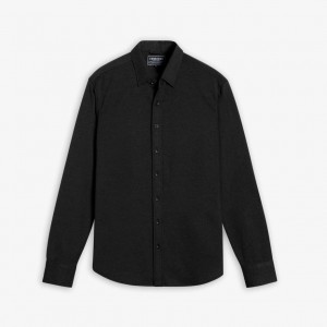 Thursday Boots Everyday Button-Down Men Shirts Black | QAW515XV