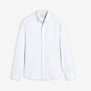 Thursday Boots Everyday Button-Down Men Shirts White | LJJ6953SZ