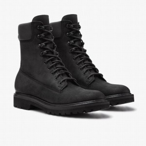 Thursday Boots Explorer Men Lace Up Boots Black | LTS163EF