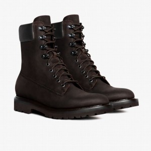 Thursday Boots Explorer Men Lace Up Boots Coffee | VXK193SY