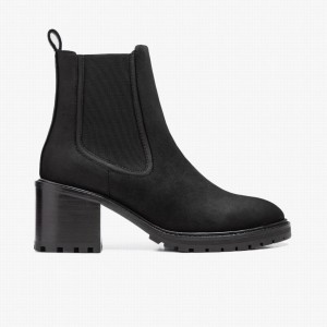 Thursday Boots Knockout Women Chelsea Boots Black | TZW266CL