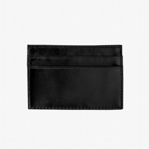 Thursday Boots Leather Men Card Holder Black | CAV8485MY