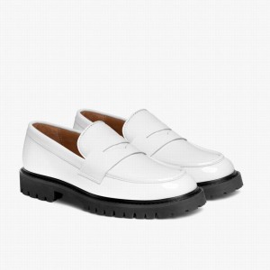 Thursday Boots Penny Women Loafers White | AET7256AN