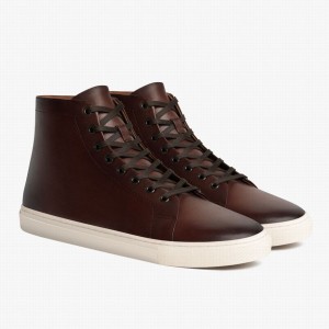 Thursday Boots Premier Men High-Top Sneakers Coffee | IUU2013LW