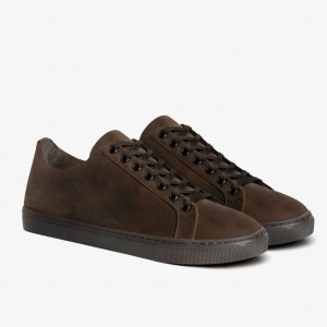 Thursday Boots Premier Men Low-Top Sneakers Brown | UNE6086LZ