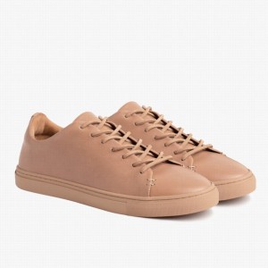 Thursday Boots Premier Men Low-Top Sneakers Beige | RJU3547PS