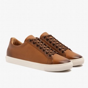 Thursday Boots Premier Women Low-Top Sneakers Toffee | DKI5579YQ