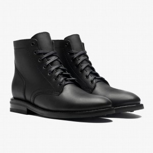 Thursday Boots President Men Lace Up Boots Black | JVU944MX