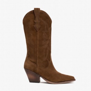 Thursday Boots Rodeo Women Western Boots Brown | AZM9972CT