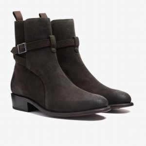 Thursday Boots Rogue Men Chelsea Boots Dark Olive | VSR7992UX