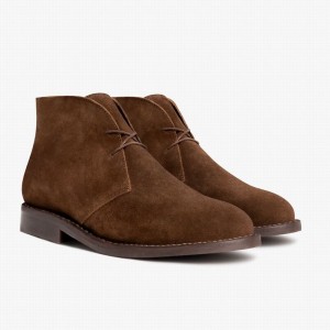 Thursday Boots Scout Men Chukka Boots Chocolate | ZIB9255UR