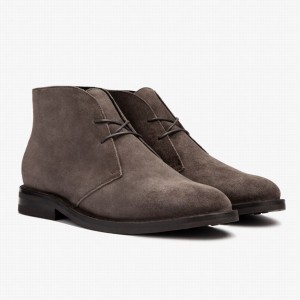 Thursday Boots Scout Men Chukka Boots Grey | NKY1964MW