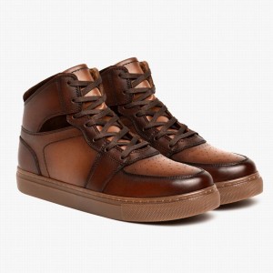 Thursday Boots Showtime Men High-Top Sneakers Brandy | NCG9213DL