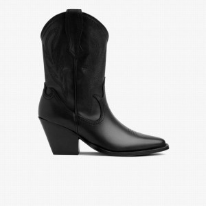 Thursday Boots Sierra Women Western Boots Black | LUT658XE