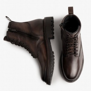 Thursday Boots Stomper Men Lace Up Boots Old English | YWQ8221VN