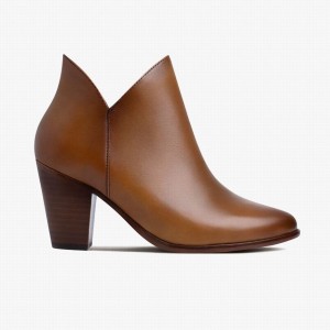 Thursday Boots Uptown Women Booties Brown | JIZ369SN