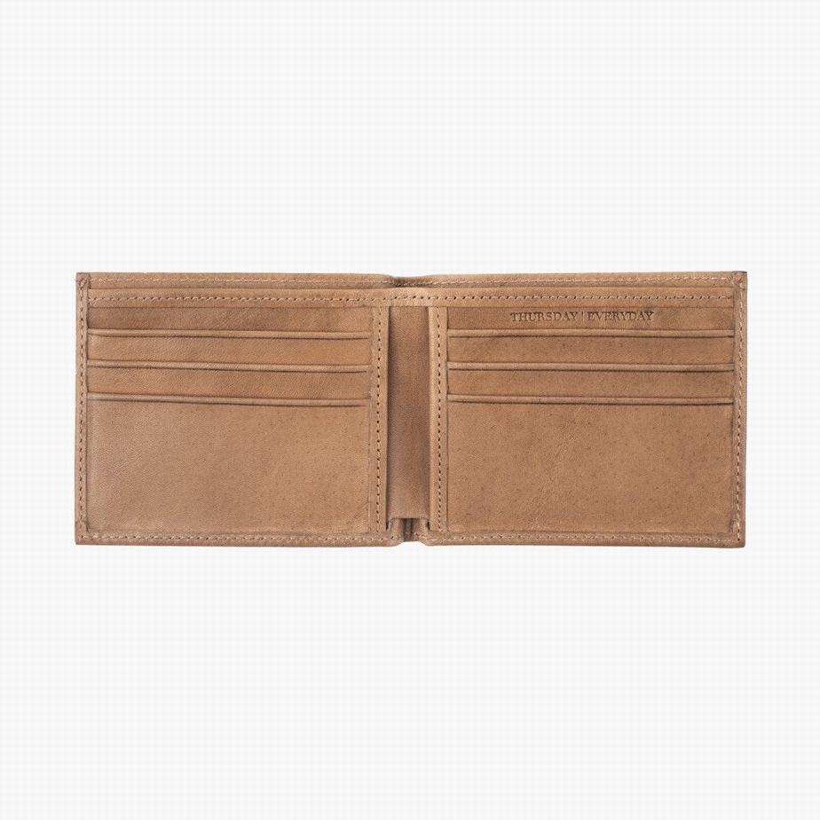 Thursday Boots Bifold Men Wallets Beige | TRC9199JI