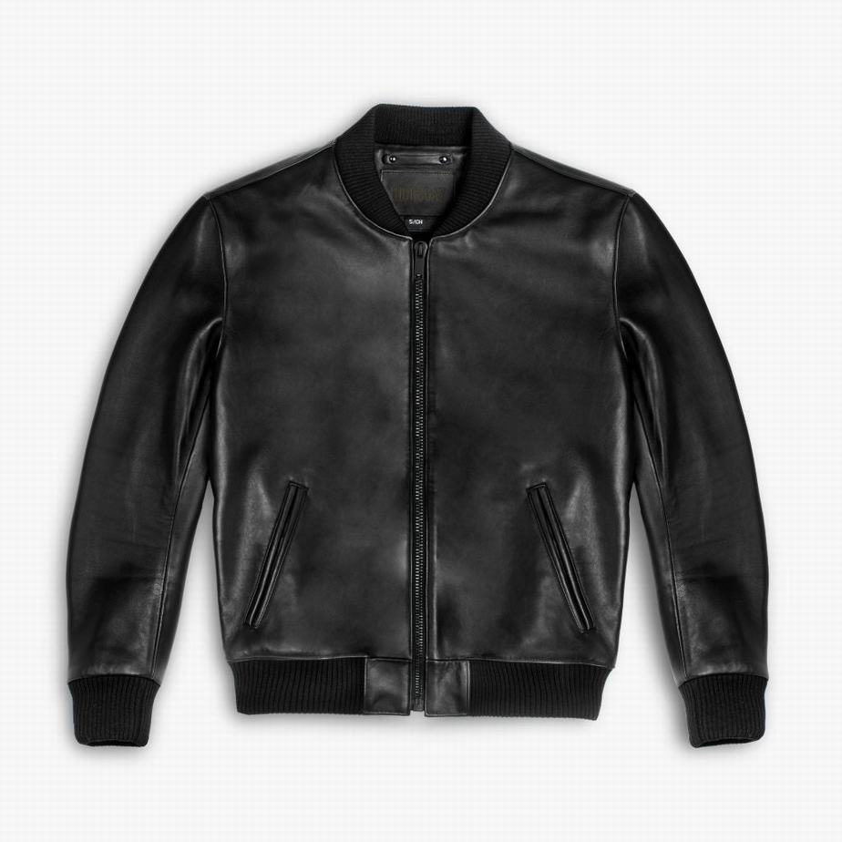 Thursday Boots Bomber Men Jackets Black | AEA1839QU