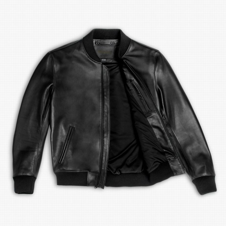 Thursday Boots Bomber Men Jackets Black | AEA1839QU