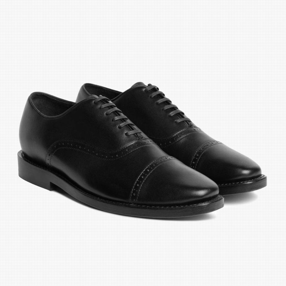 Thursday Boots Broadway Men Dress Shoes Black | YUW655LY