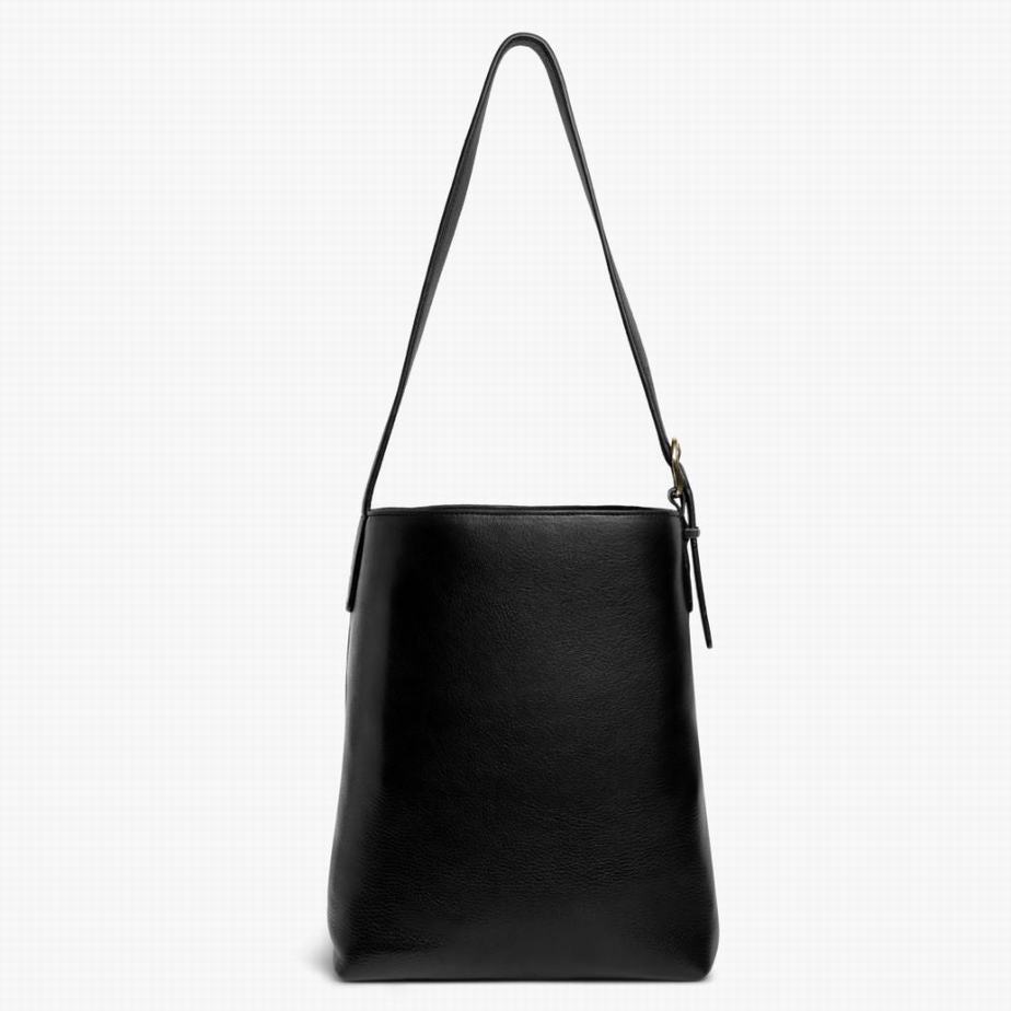 Thursday Boots Bucket Women Bags Black Gold | KPY1699HN