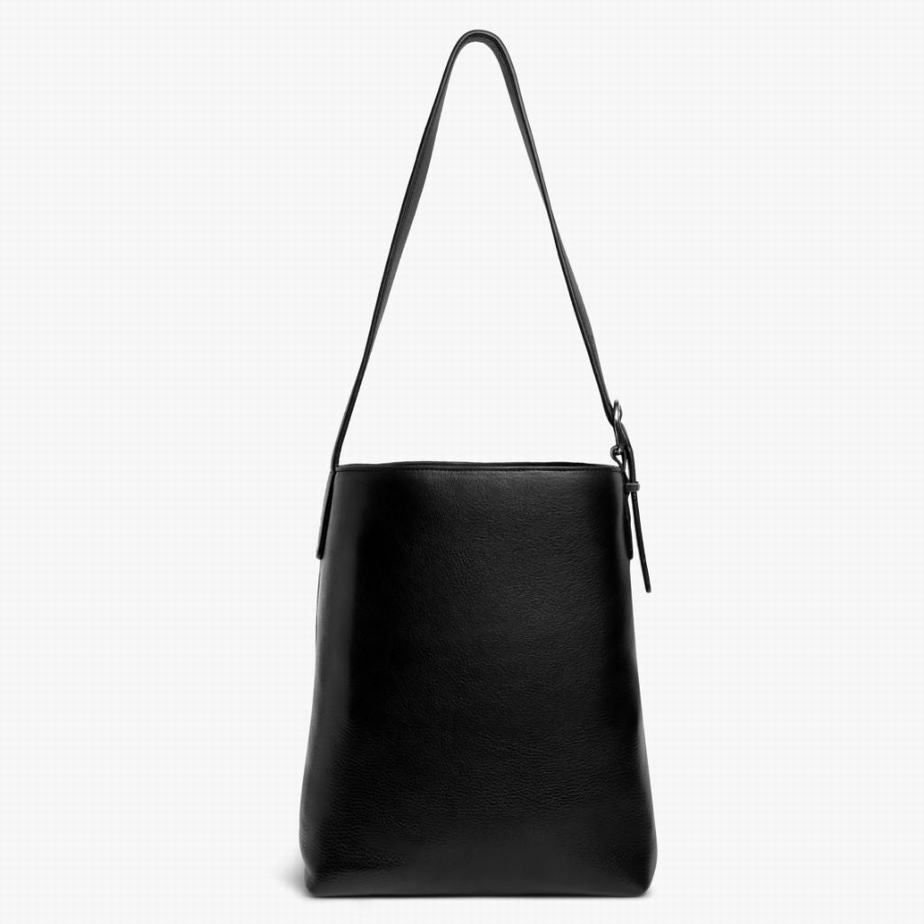 Thursday Boots Bucket Women Bags Black Silver | PJN2343FL