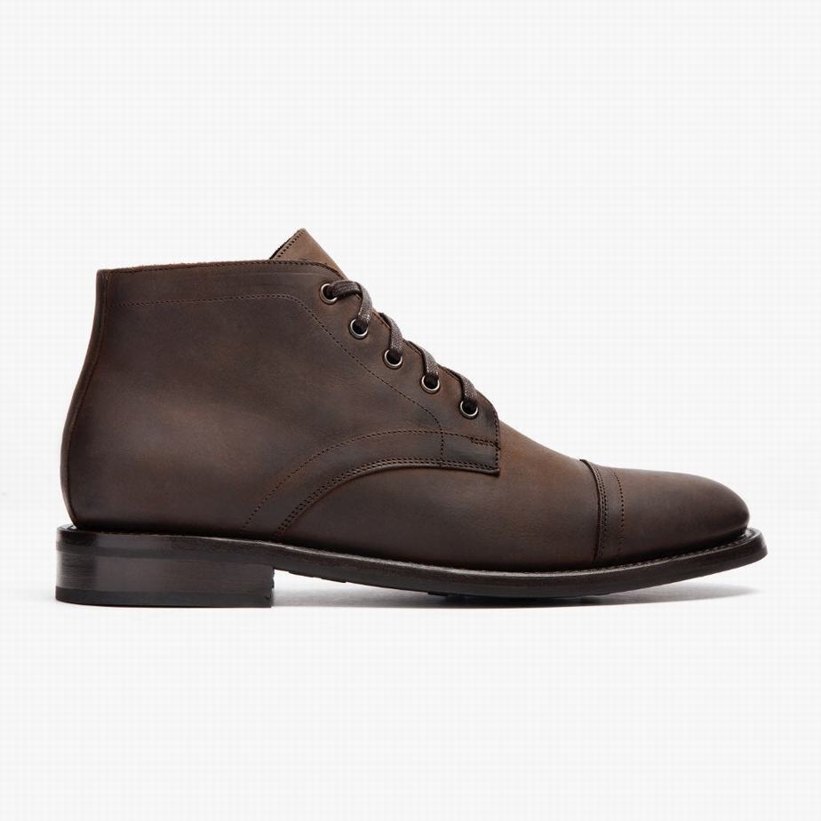 Thursday Boots Cadet Men Chukka Boots Brown | ORC614IX