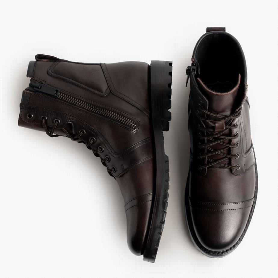 Thursday Boots Casa Moto Men Lace Up Boots Old English | MKG2721SU