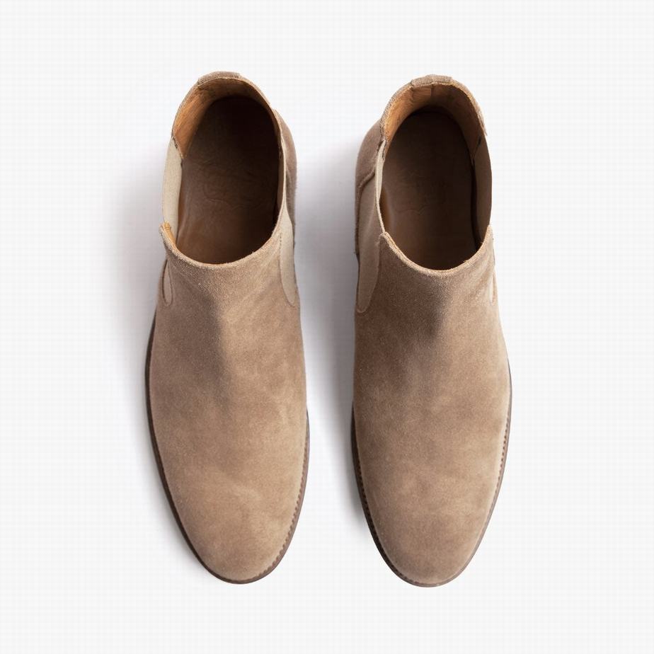 Thursday Boots Cavalier Men Chelsea Boots Beige | QXX435ES