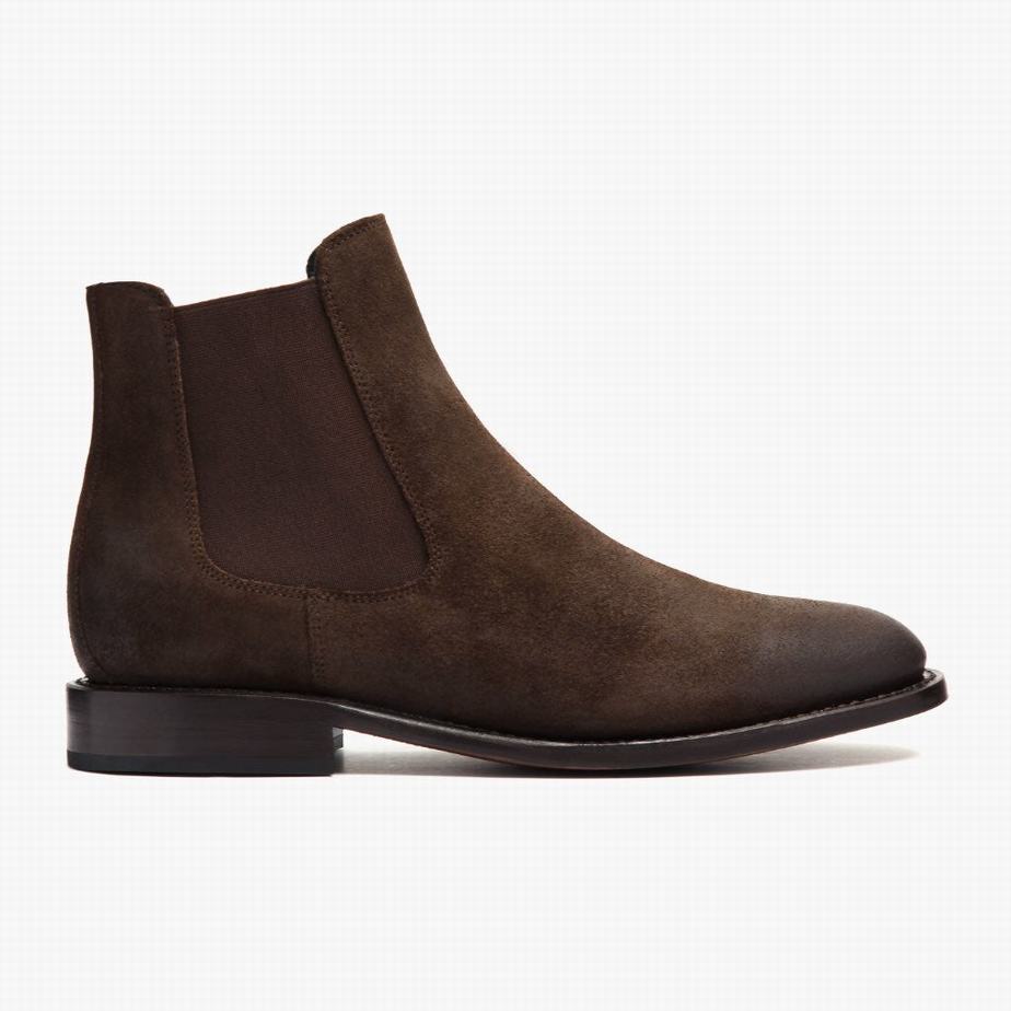 Thursday Boots Cavalier Men Chelsea Boots Dark Brown | VDT6031AL