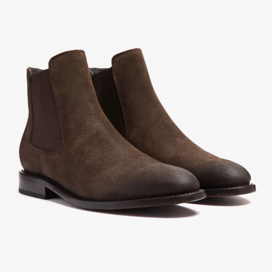 Thursday Boots Cavalier Men Chelsea Boots Dark Brown | VDT6031AL