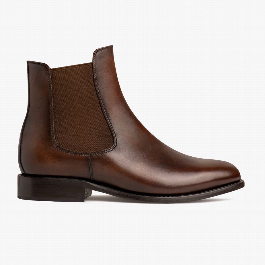 Thursday Boots Cavalier Men Chelsea Boots Chocolate | YHU3762YL