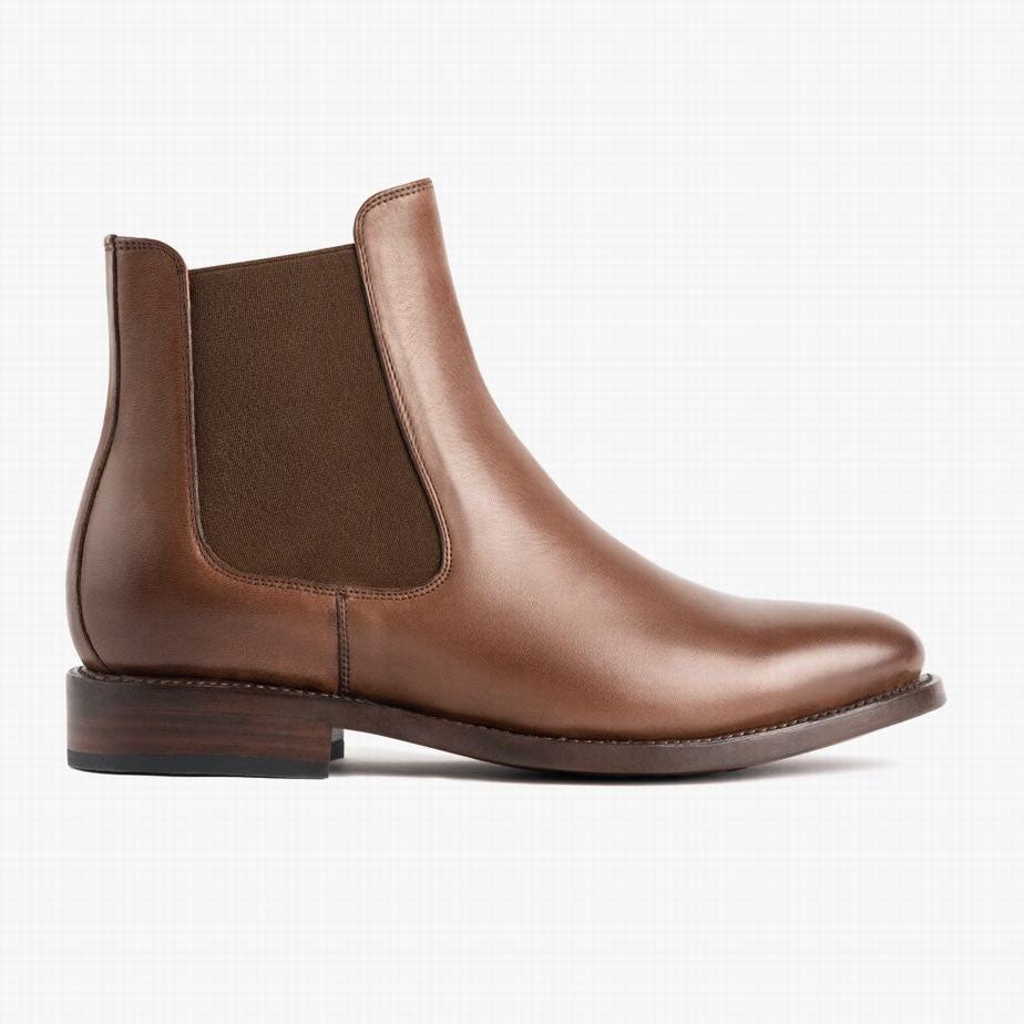 Thursday Boots Cavalier Men Chelsea Boots Dark Brown | FRU6934QC