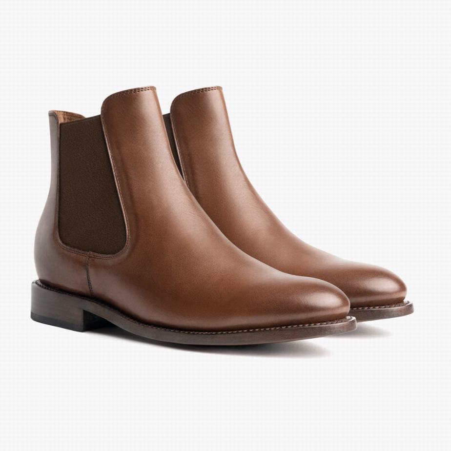 Thursday Boots Cavalier Men Chelsea Boots Dark Brown | FRU6934QC